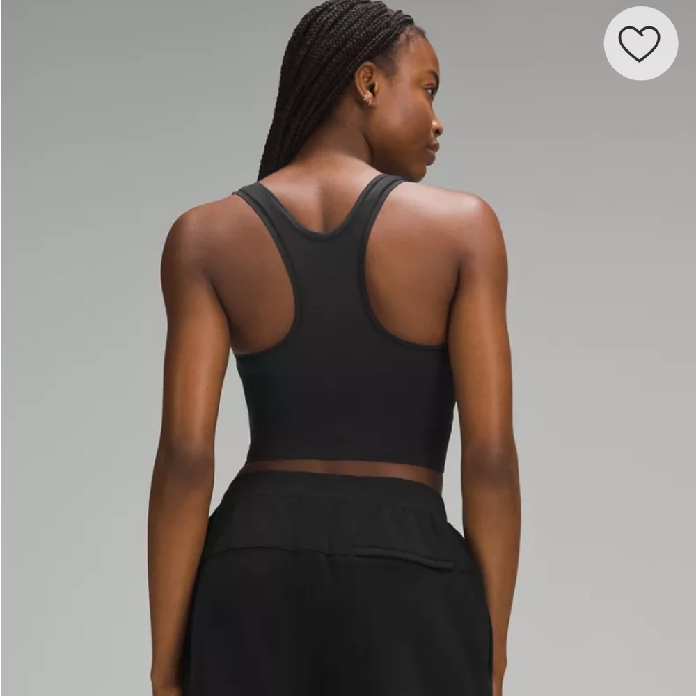 LIKE NEW ✨ Lululemon Wundermost Ultra Soft Nulu Scoop Neck Cropped Tank - Picture 2 of 8